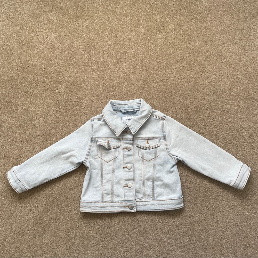Old Navy Light Blue Denim Jean Jacket 18-24 Months